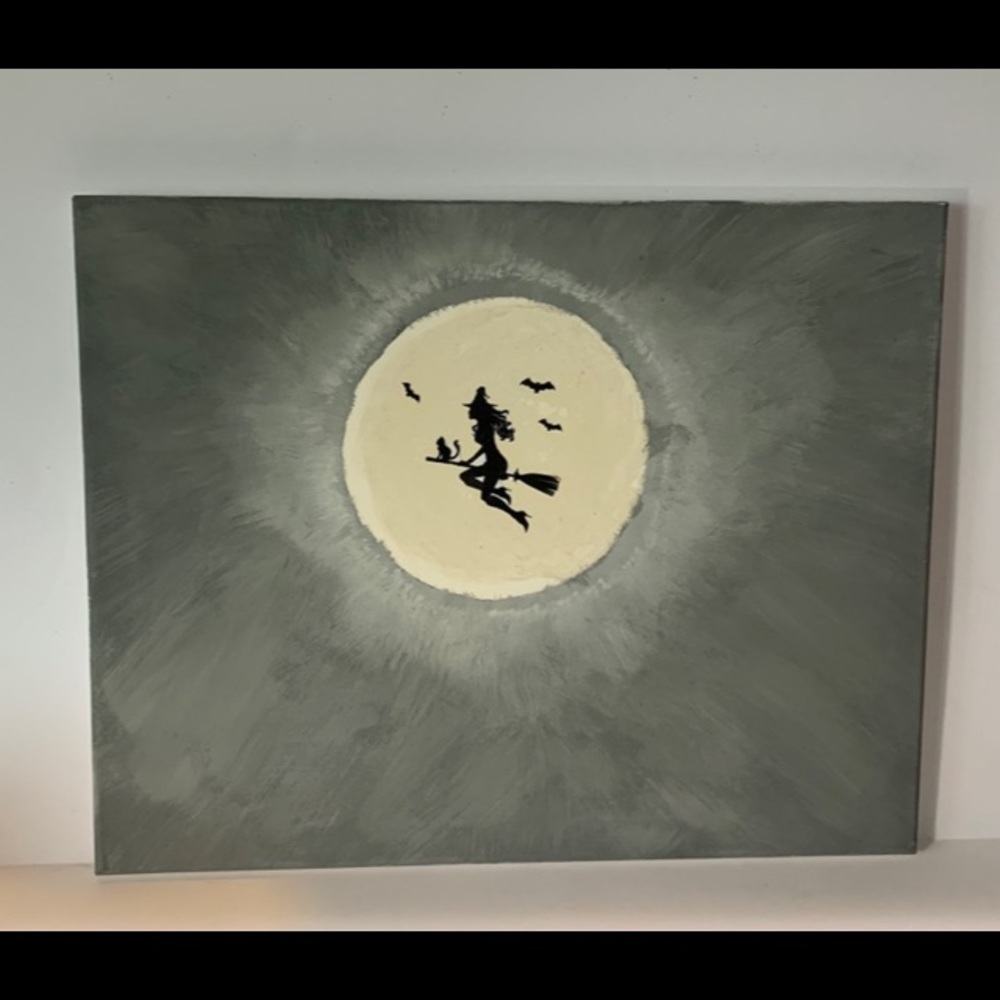 Halloween painting handmade